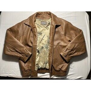 Vintage Wilsons Leather Jacket Mens XL USA America Limited Edition